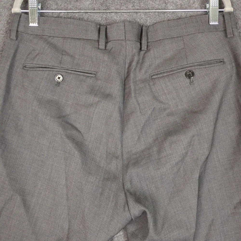 Banana‎ Republic Mens Modern Slim Fit Gray Dress Pants Trousers 33x30 Business
